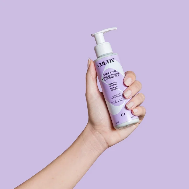 Lait démaquillant sans parfum bio Cultiv Lait démaquillant sans parfum bio Cultiv