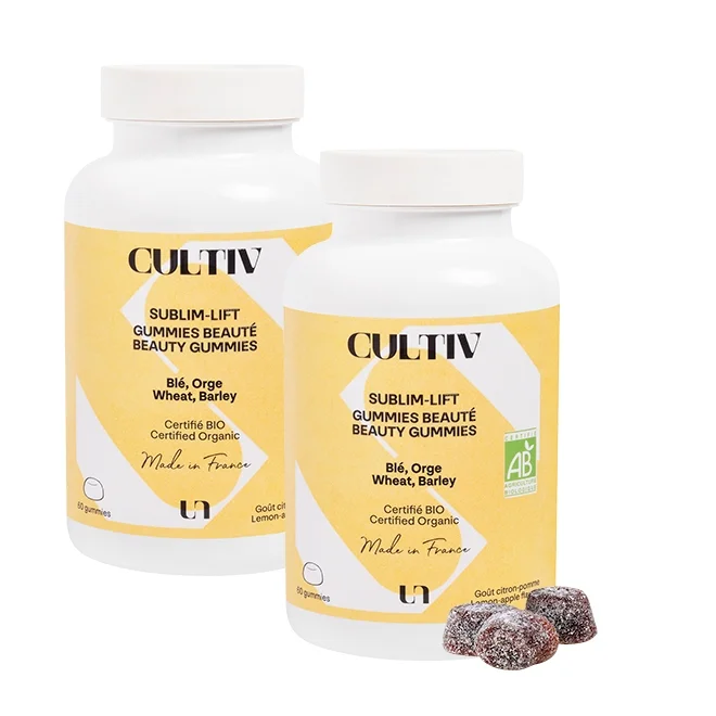 Gummies peau fermeté bio 2 mois Cultiv Gummies peau fermeté bio 2 mois Cultiv