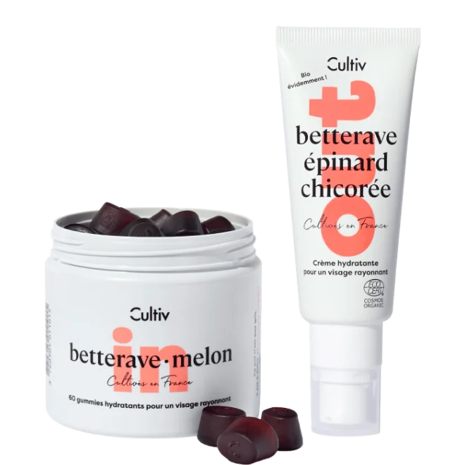Packshots gummies et crème visage